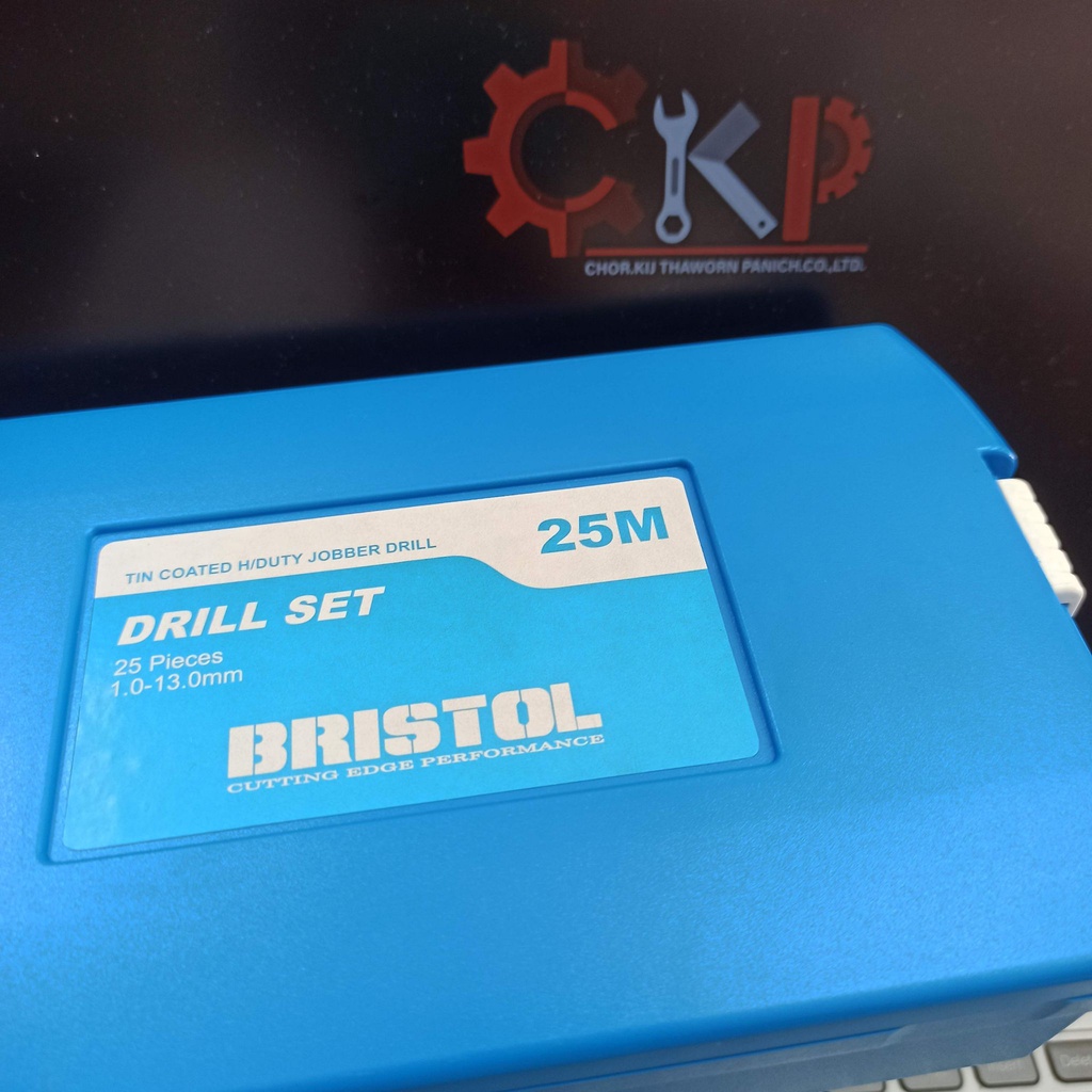 bristol-ดอกสว่านไทเทเนียม-25-ตัวชุด-1-13-mm-25m-drill-set-ออกใบกำกับภาษีได้
