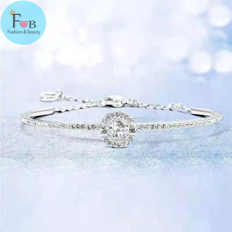 swarovski-s925-silver-rose-gold-beating-heart-สร้อยข้อมือเพชร-platinum-รอบสร้อยข้อมือสมาร์ทของขวัญวันวาเลนไทน์วันเกิดของ