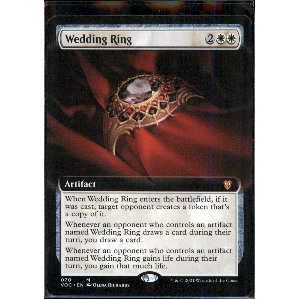 Innistrad: Crimson Vow Commander Decks Variants: Wedding Ring (Extended  Art) mtg 271221 | Shopee Thailand
