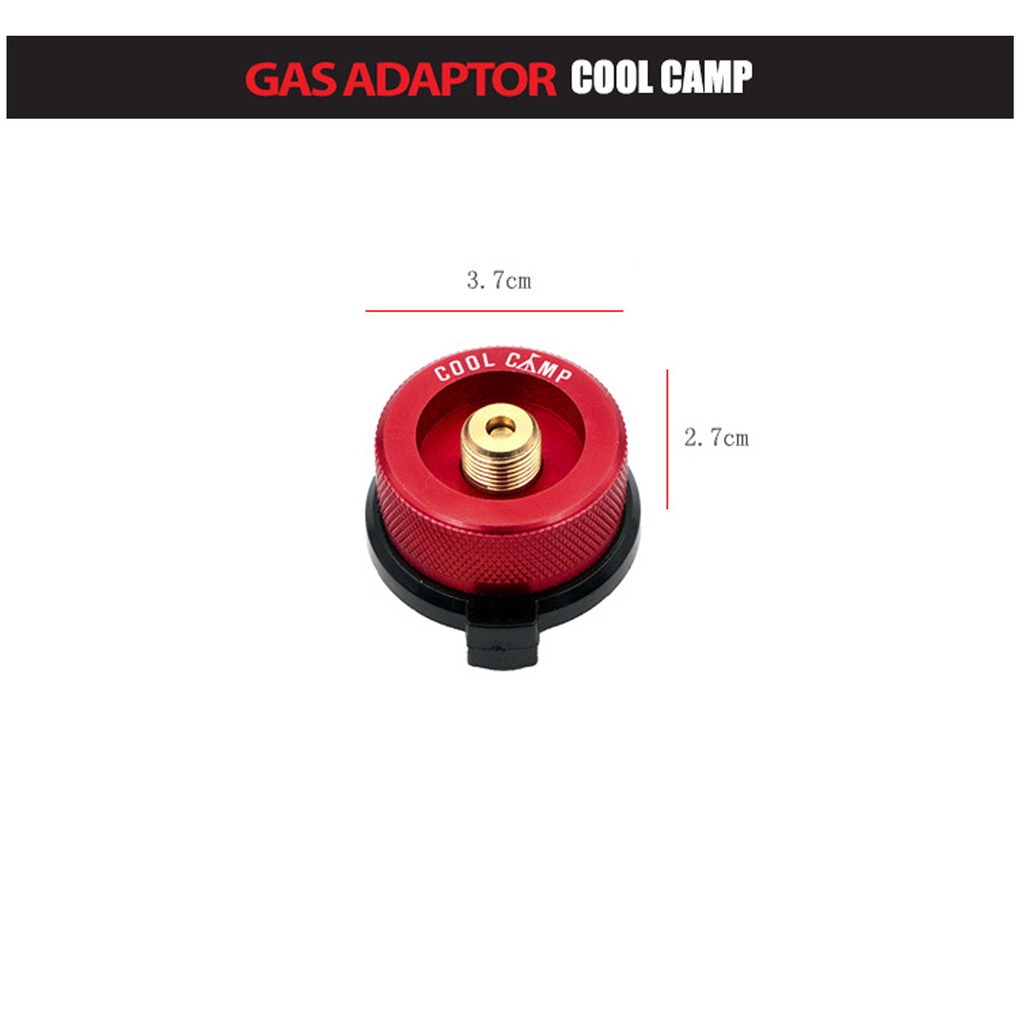 อแดปเตอร์-adapter-coolcamp-ใช้แปลงเกลียวอุปกรณ์ที่ใช้กับแก็สซาลาเปา-ให้-สามารถใช้กับแก็สกระป๋องยาวได้