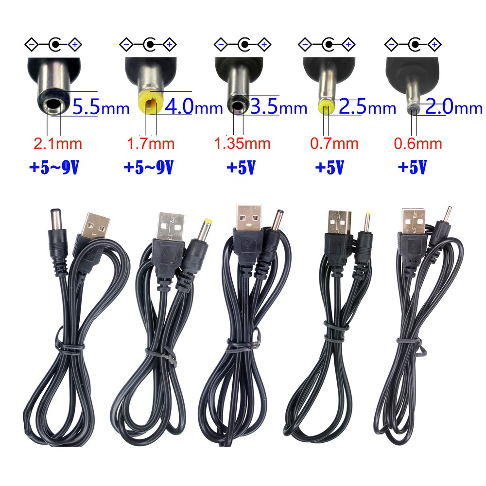 สายเคเบิล-usb-เป็น-dc-5v-5-5-มม-4-0-มม-3-5-มม-2-5-มม-2-0-มม