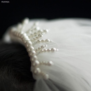 มงกุฎแฟชั่น &amp; มงกุฎดอกไม้✟♘Jijia ต้นฉบับแท้ "Yulei" เจ้าสาวไข่มุก retro มงกุฎขนาดเล็กใบรับรองนำเข้า pearl veil