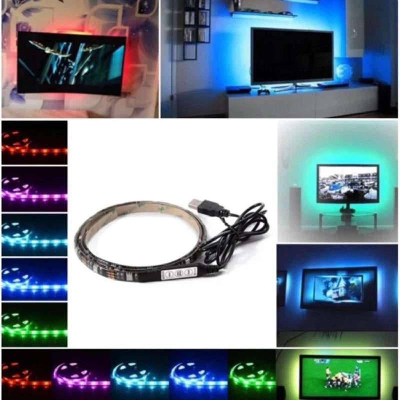 iremax-ไฟเส้น-multi-color-rgb-50-90cm-5050-smd-led-กันน้ำ-พร้อม-usb-cable