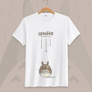 【🔥🔥】เสื้อยืดแขนห้าส่วน พิมพ์ลายการ์ตูนอนิเมะ Hayao Miyazaki Series My Neighbor Totoro เหมาะกับของขวัญวันเกิด สําหรับแม