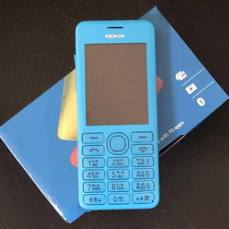 ภาพสินค้าhot โทรศัพท์มือถือNOKIAรุ่น206 duai sim classic mobile phone full set*4สีพร้อมส่ง จากร้าน zxh1989 บน Shopee ภาพที่ 5