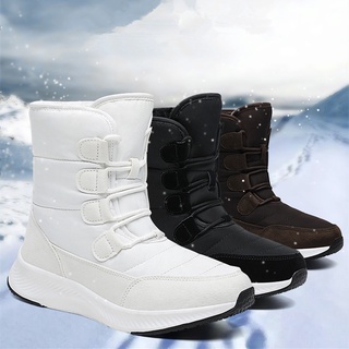 ภาพหน้าปกสินค้ารองเท้าบูทหิมะ ผ้าฝ้าย แบบหนา กันน้ํา กันลื่น ให้ความอบอุ่น เหมาะกับเล่นสกีหิมะกลางแจ้ง แฟชั่นฤดูหนาว สําหรับผู้หญิง ที่เกี่ยวข้อง