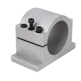 80มม.อลูมิเนียม CNC แกนมอเตอร์ตัวยึดสกรู (80มม.) CNC Spindle Motor Fixture For Milling Cutter Engraving Machine