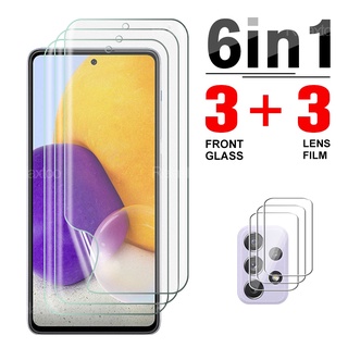 6IN1 Hydrogel Film  For Samsung Galaxy A72 A52 A52S A42 A32 A22 A12 5G 4G Screen Protector Safety Protective Film