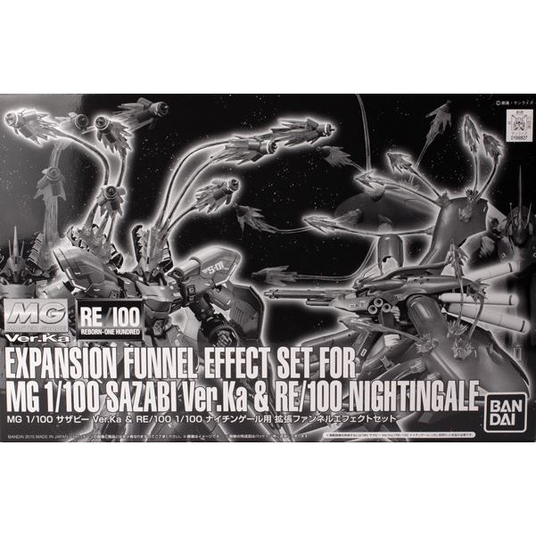 Expansion Funnel Effect Set for MG Sazabi Ver.Ka & RE/100 Nightingale
