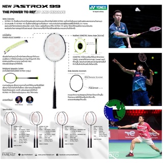 ภาพขนาดย่อของสินค้าYONEX ASTROX 99 PRO MADE IN JAPAN