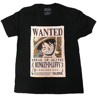 เสื้อยืดโอเวอร์ไซส์เสื้อยืด พิมพ์ลาย One Piece Luffy BountyS-3XL