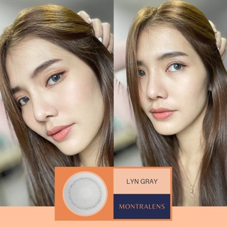 คอนแทคเลนส์🌈Lyn🌈 Brown/Gray (Montra) ขนาดมินิ💖