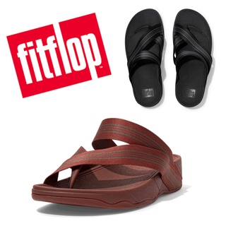 สินค้า Fitflop แท้ 100% รุ่น sling webbing รองเท้าแตะผู้ชายเพื่อสุขภาพ พร้อมส่ง มีกล่อง