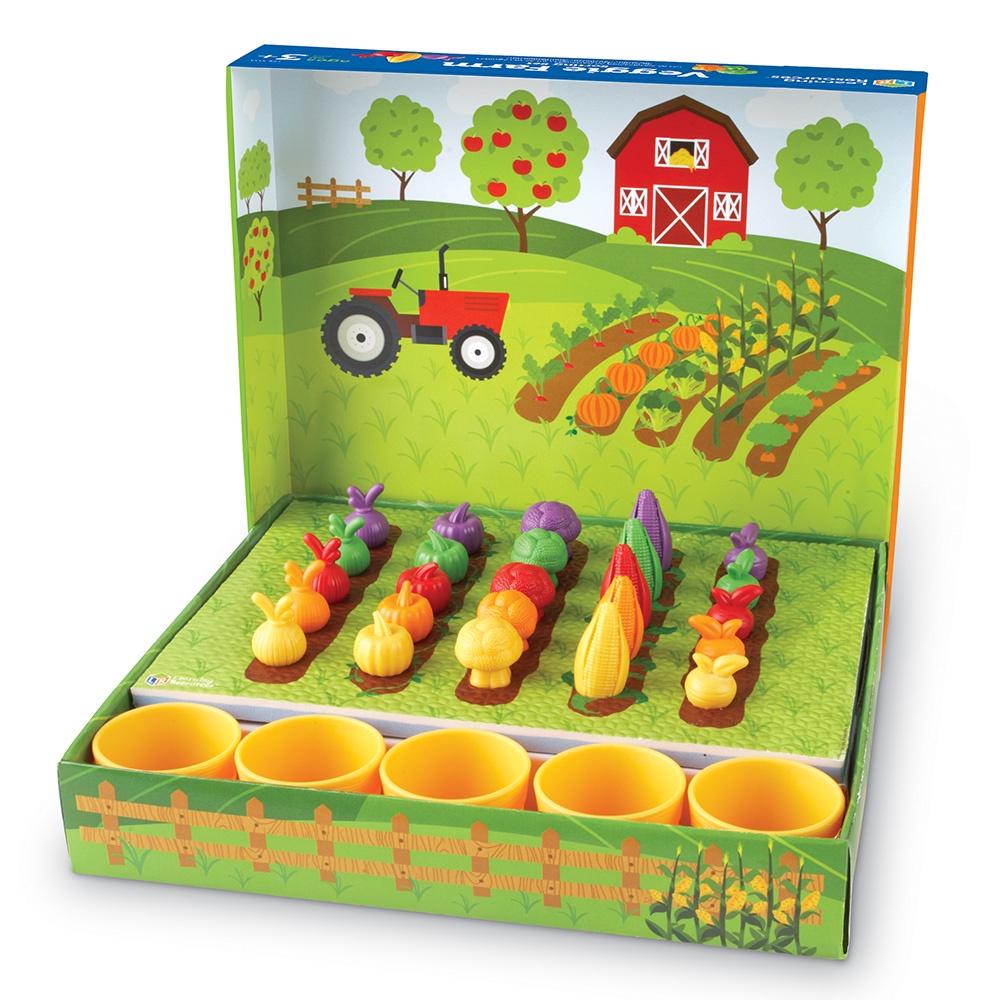 L4K : Learning Resources : Veggie Farm Sorting Set : เกม จำแนก พืช ผัก ผลไม้ : 3-7 ปี : พร้อมส่ง!!! | Shopee Thailand