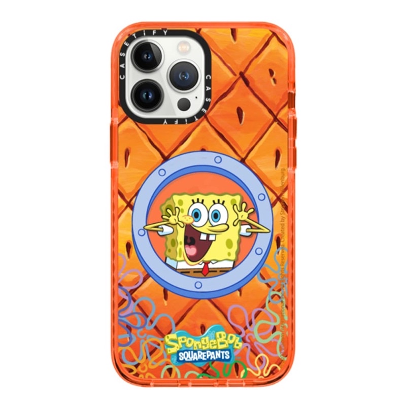 พร้อมส่ง-13promax-casetify-spongebob-pineapple-house-impact-case