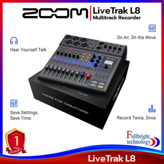 ภาพหน้าปกสินค้ามิกเซอร์พร้อมเครื่องบันทึกเสียง Zoom LiveTrak L8 Multitrack Recorder รับประกันโดยศูนย์ไทย 1 ปี ที่เกี่ยวข้อง