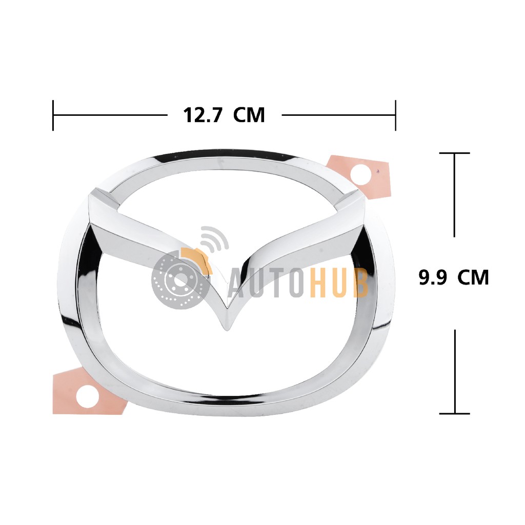 mazda-โลโก้ฝาท้าย-mazda2-ปี-2009-2014-4d-รุ่น-4-ประตู-ของแท้ศูนย์-5-ประตูใช้ไม่ได้