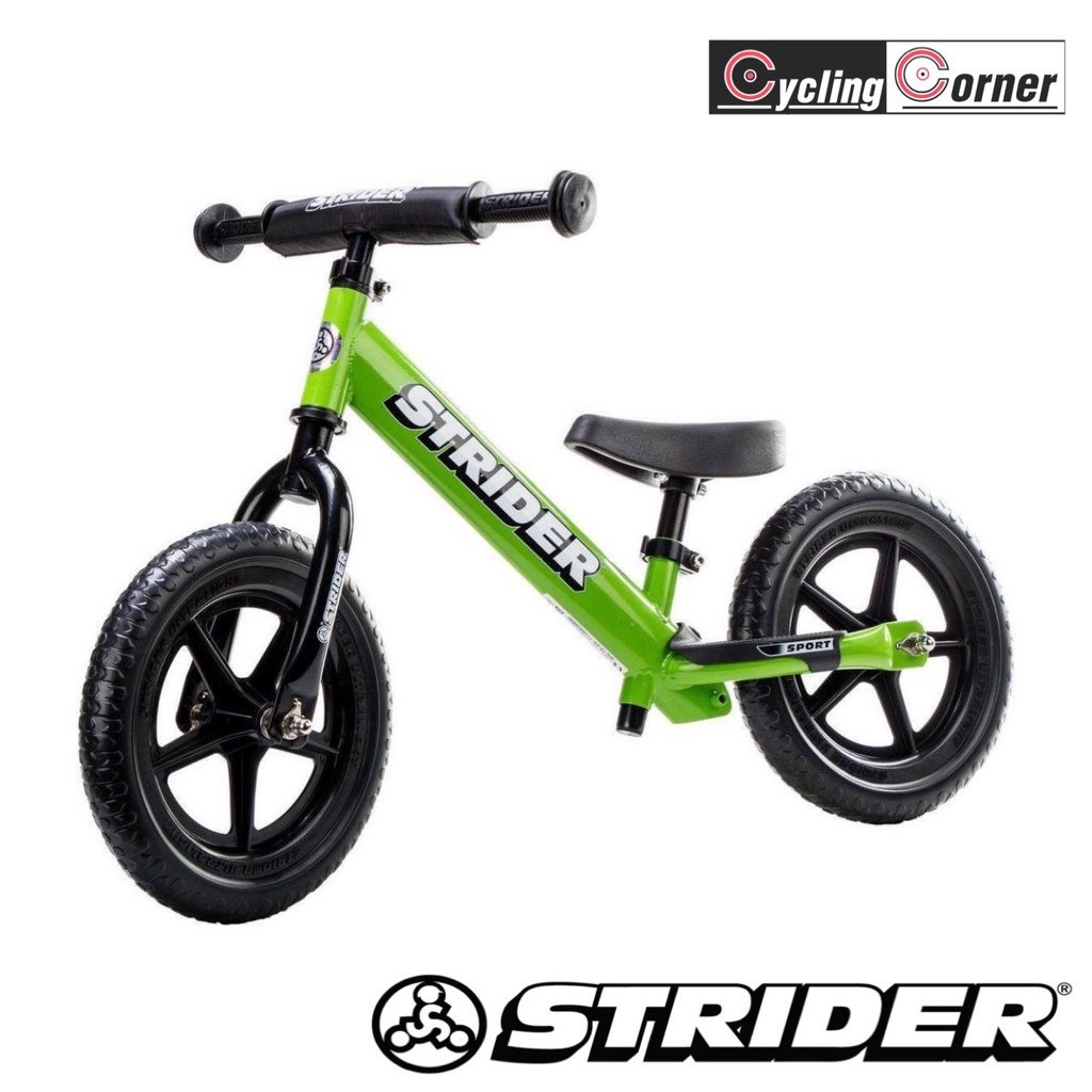 strider-bike-12-sport-จักรยานฝึกทรงตัวเด็ก-สีเขียว-ของแท้-100