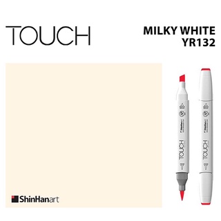 ภาพหน้าปกสินค้าTOUCH TWIN BRUSH MARKER YR132 (MILKY WHITE) / มาร์คเกอร์หัวพู่กัน-หัวตัดขนาดกลาง รหัส YR132 (MILKY WHITE) ที่เกี่ยวข้อง