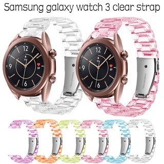 สาย Samsung galaxy watch 3 สมาร์ทวอทช์ สายใส Samsung galaxy watch 3 สายสมาร์ทวอทช์ 41mm 45mm