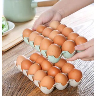 ** แพ็ค 12 ชิ้น ** คละสี ถาดวางไข่(15 ช่อง) แผงไข่ ถาดพลาสติกเก็บไข่ ถาดวางไข่ DBB263