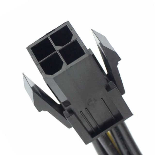 สายแปลงสายไฟ 20 ซม.สำหรับ Mining BTC 4Pin TO 8Pin Power Adapter สำหรับ ...