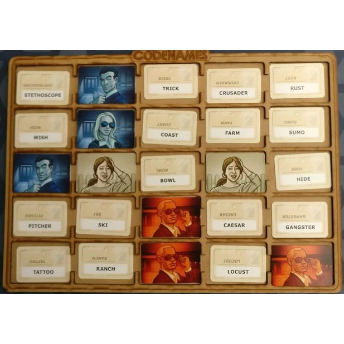 ภาพหน้าปกสินค้าCodenames Boardgame: Grid