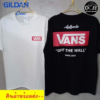 Dcee Shop เสื้อยืด Van เสื้อ Van of the wall งานป้าย GILDAN / Premuim cotton100% ผ้าคุณภาพดี ใส่สบาย ไม่ย้วย