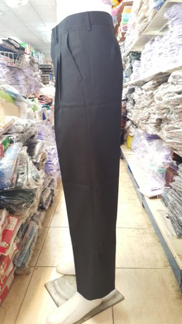 ภาพสินค้ากางเกงทำงาน สีดำ-กรม เอว 28-50 กางเกงสแลคชาย กางเกงทรงสุภาพ กางเกงนักศึกษา จากร้าน fabricwarehouse บน Shopee ภาพที่ 2