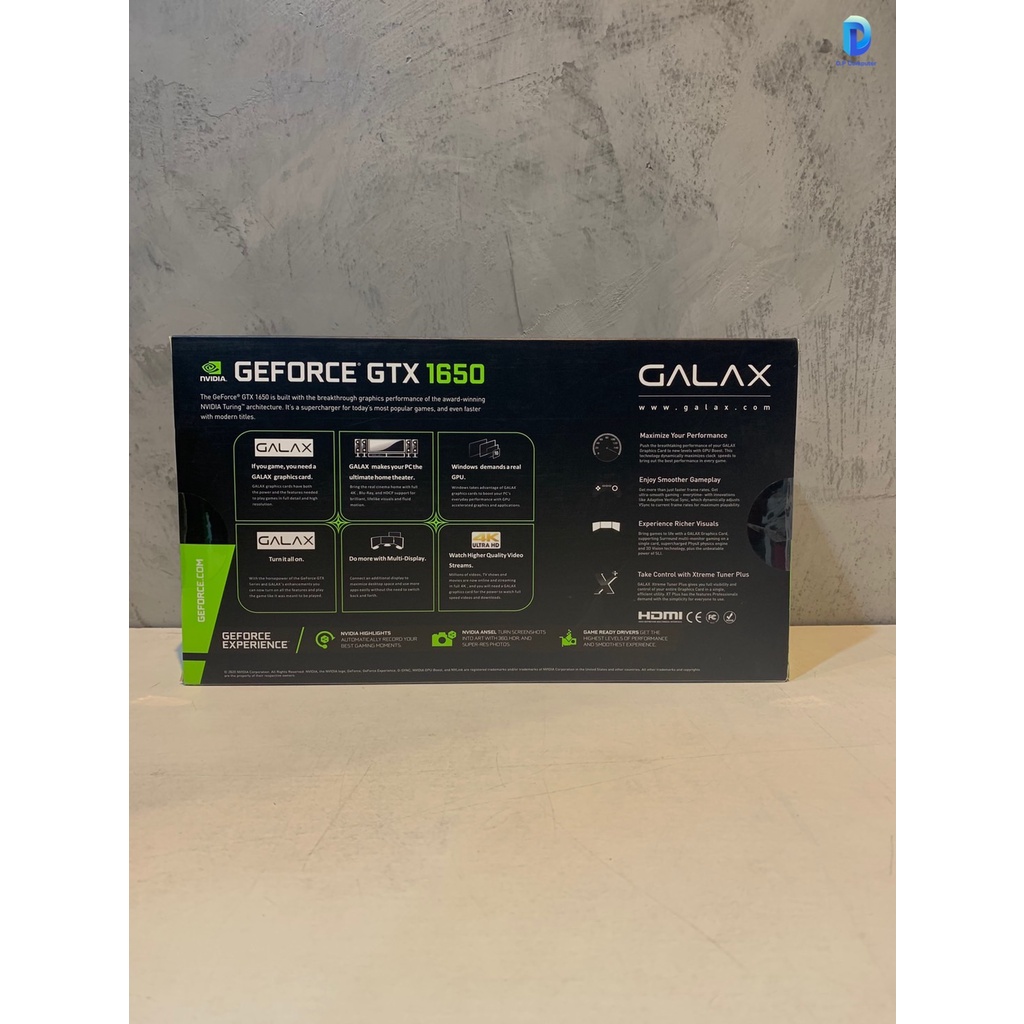 การ์ดจอ-galax-geforce-gtx1650-ex-1-click-oc-4gb-สินค้าใหม่-รับประกัน-3-ปี