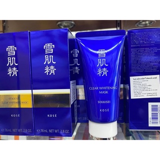 Kose Sekkisei Clear Whitening Mask 76 ml. ของแท้