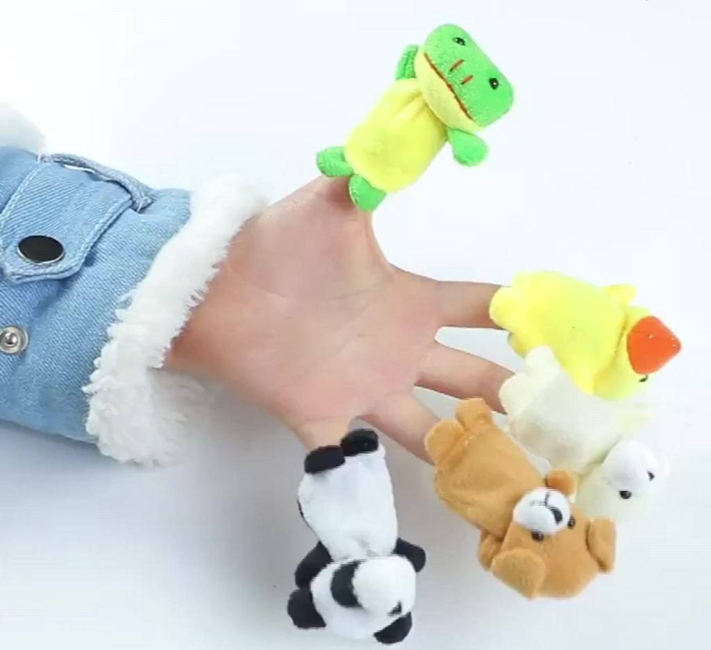 10pcs-cartoon-animal-finger-puppet-baby-plush-toys-children-kids-baby-doll-soft-toys