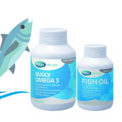 ภาพสินค้าMega We Care Maxx Omega 3 เมก้าวีแคร์ เเม็กซ์ โอเมก้า 3 (60 แคปซูล) จากร้าน pawinshop บน Shopee ภาพที่ 5