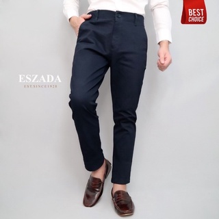 ภาพขนาดย่อของภาพหน้าปกสินค้าESZADA กางเกงขายาวผ้าชิโน่ A+ ทรงกระบอกเล็ก จากร้าน eszada บน Shopee