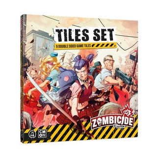 Zombicide (2nd Edition): TILES SET – 9 Double Sided Game Tiles (Expansion) [BoardGame]