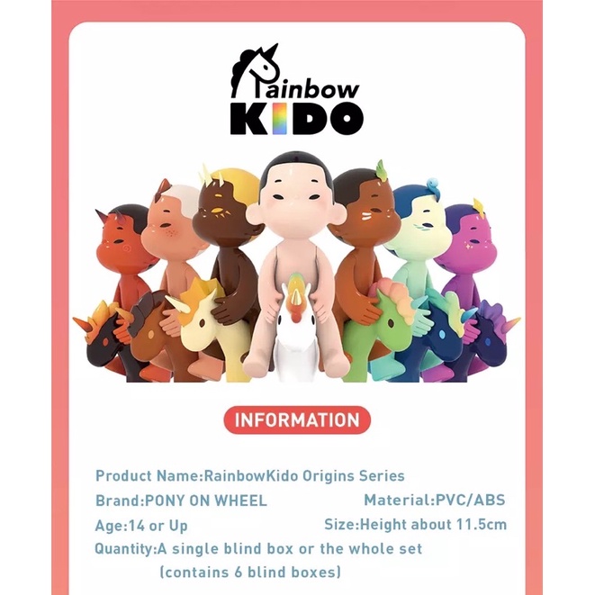 ขายแยก-popmart-rainbowkido-origins-series