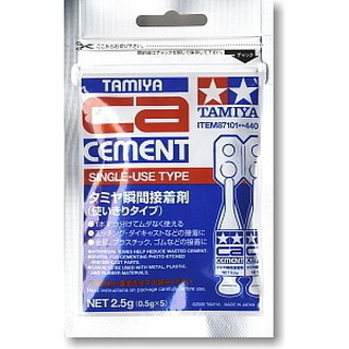 กาวติดชิ้นส่วนโลหะ TA87101 Tamiya CA Cement