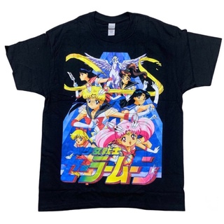 เสื้อยืดผ้าฝ้ายพิมพ์ลายขายดี BOOTLEG MANIA SAILORMOON 90S TEE