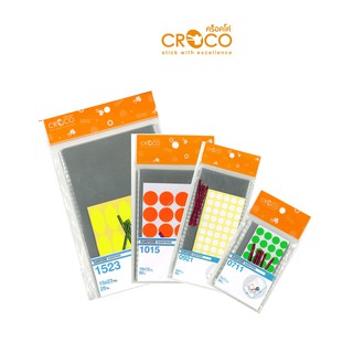 CROCO ถุงแก้วใส/ซองใส หนา 50 ไมครอน