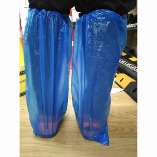 ภาพขนาดย่อของภาพหน้าปกสินค้า25 คู่ Leg Cover ถุงคลุมเท้าสูงถึงเข่า พลาสติก 11.96 บาทต่อคู่ จากร้าน safetybkk บน Shopee ภาพที่ 3