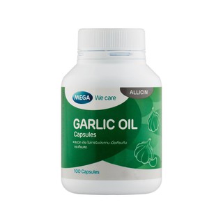 MEGA  GARLIC OIL 100S น้ำมันกระเทียม ลดโคเลสเตอรอล