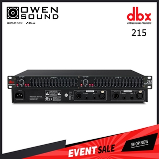 ภาพหน้าปกสินค้าDBX 215 EQ 215SUB อีคิวปรับเสียง eq ปรับแต่งเสียง เอาต์พุตซับวูฟเฟอร์ ติดตั้งตัวกรองความถี่สูงผ่านและตัวกรองความถี่ต่ำแย ที่เกี่ยวข้อง