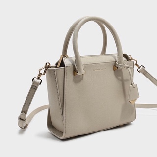 [ส่งต่อมือ2✅สภาพดี] Charles & Keith Small City Bag สี Ivory