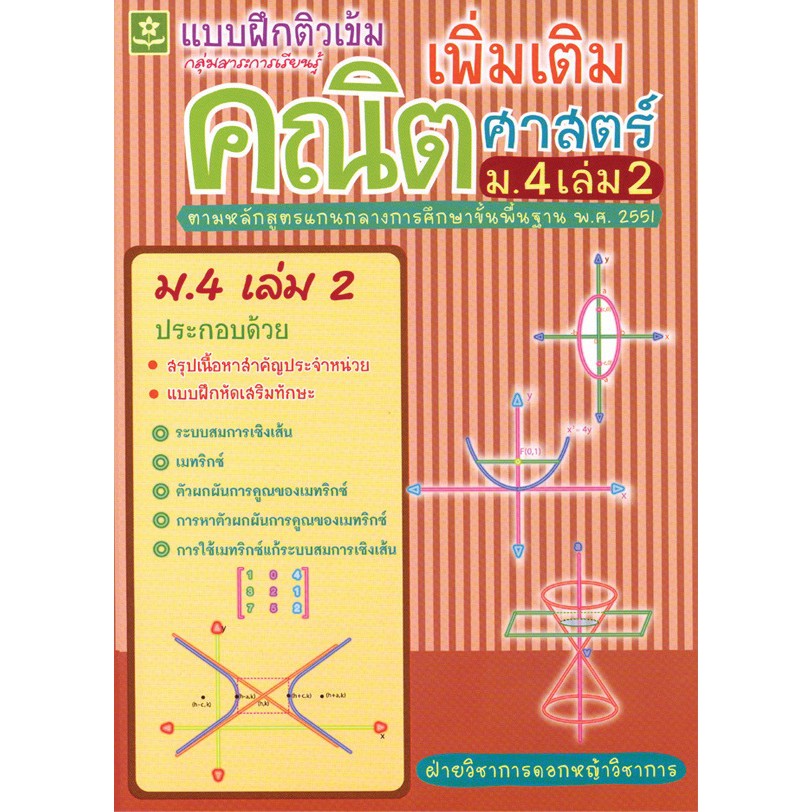 แบบฝึกหัดติวเข้มคณิตศาสตร์พื้นฐาน-ชั้นมัธยมศึกษาปีที่-4-เล่ม-2-เฉลย-รหัส-8858710302677