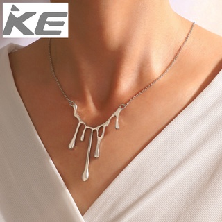 Simple goods Halloween flowing water geometric single-necklace Alloy irregular necklace for g