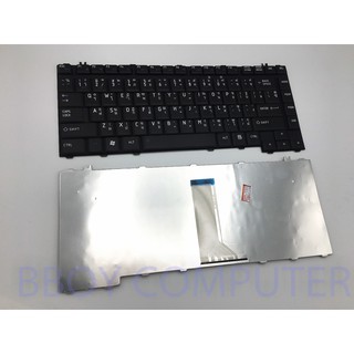 TOSHIBA Keyboard คีย์บอร์ด TOSHIBA SATELLITE A300 A200 L200 M200 M300 L300 L310 L510 M500 สีดำ ไทย-อังกฤษ