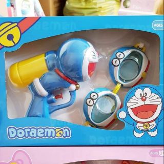 ปืนฉีดน้ำ Doraemon พร้อมแว่นกันน้ำ