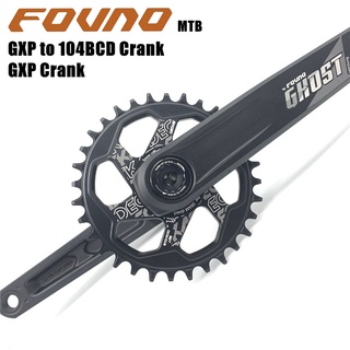 SHIMANO GXP Bicycle Crank Straight Mount Mountain Bike Crank 170mm/175mm Aluminum Alloy Bicycle Crank GXP 30T 32T 34T 36T 38T