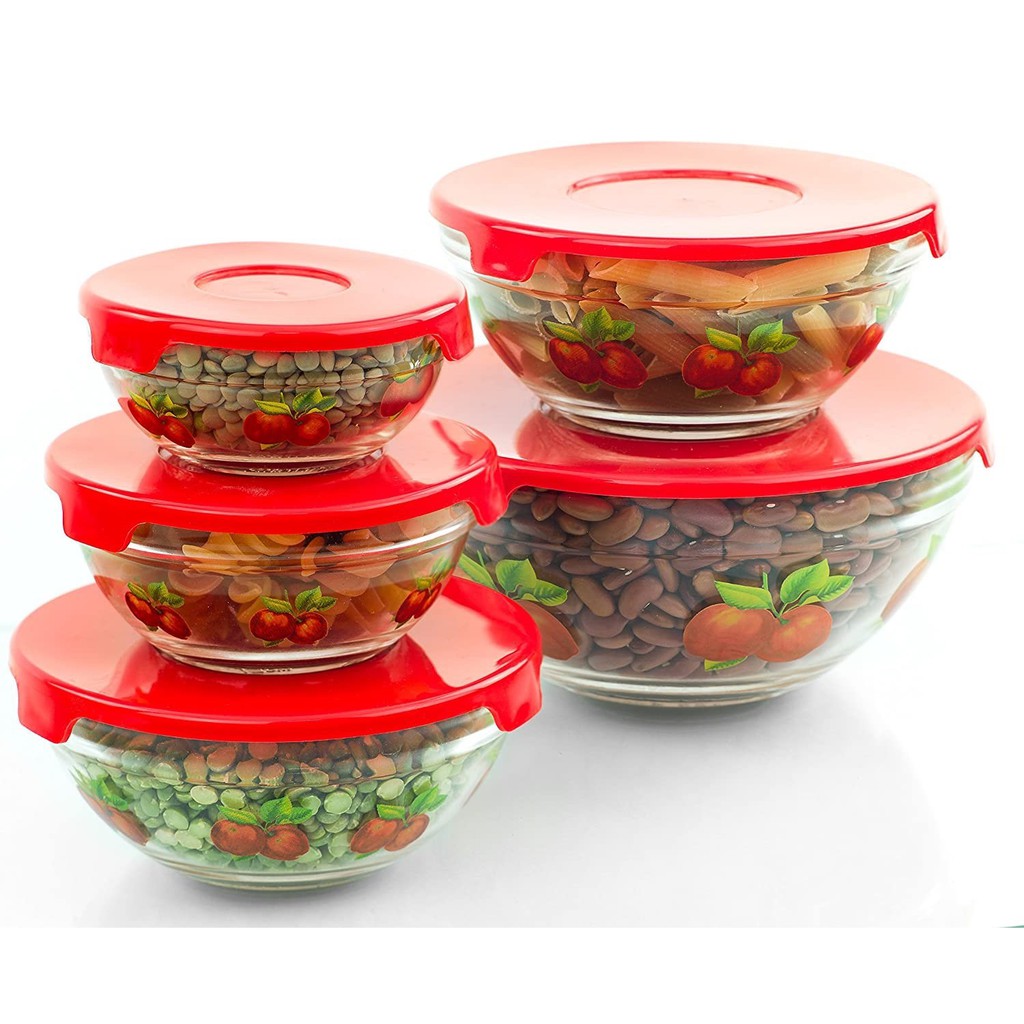 Cooking bowl 5 pcs ชุดถ้วยใส่อาหารวัตถุดิบ 5 ชั้น | Shopee Thailand