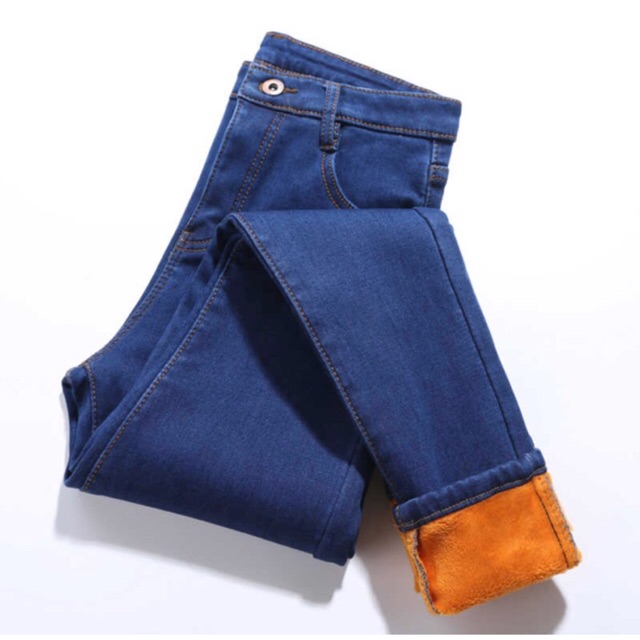 ภาพหน้าปกสินค้าการันตีส่งเร็ว Extra Warm Skinny Jeans -กางเกงยีนส์ยืดบุขนกันหนาว3สี 10 ถึง ติดลบ จากร้าน sweetlilas บน Shopee